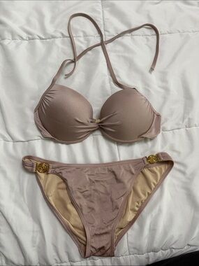 Victoria’s Secret Mauve Push-Up Bikini Set - Women Swim